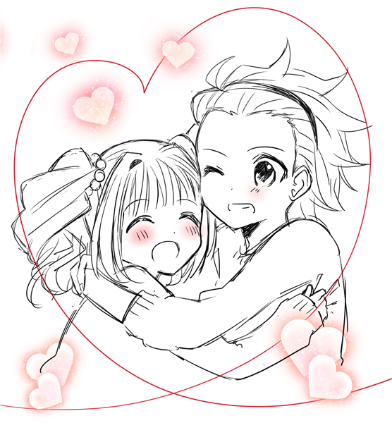 #今まで描いた中でも厳選カワイイやよしょうを見てください
ζ*'ヮ')ζミ¶*'ヮ')!!💚🧡 