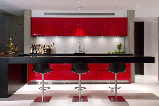 ¡Enamórate con estas alucinantes cocinas rojas! 👌👌😍😍 #Decoraciones #DecoracionCreativa #Cocinas goo.gl/dCz5zP
