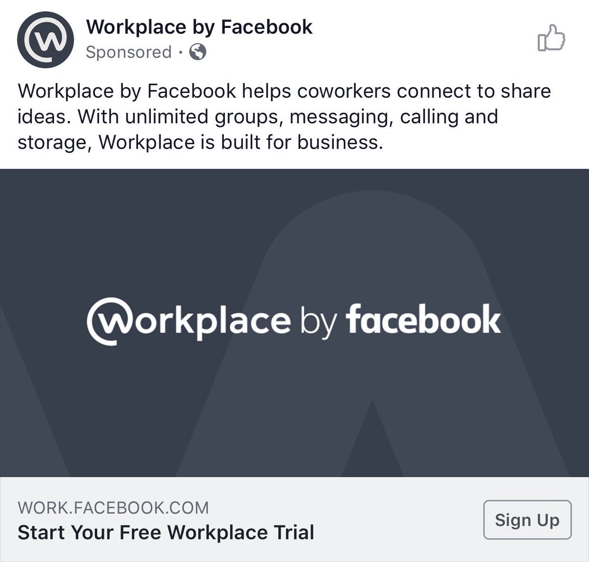 JoeSocialMedia's tweet photo. We us(e) @WorkplacebyFB for our business & it’s a game changer! An easy to use, organizational & management hub. Works as a private social media for staff, too. We HIGHLY recommended #FBWorkplace for all industries. https://t.co/84GV5k6i3C