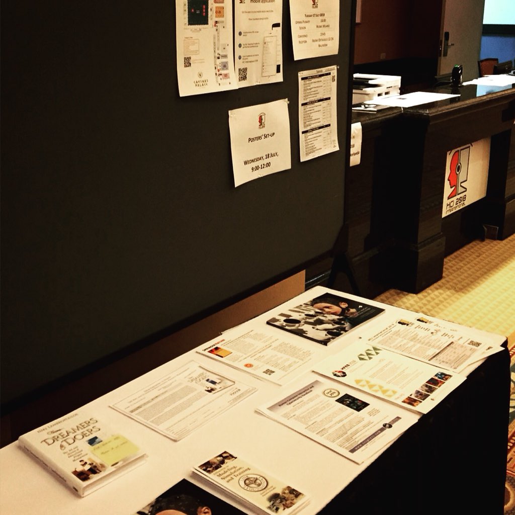 nikilambro's tweet photo. My book ๐ at the 20th International Conference on Human-Computer Interaction Conference #hcii18 To Create Is Divine #newbook #2018 ๐๐ Find me on Amazon #nikilambropoulos https://t.co/5fXtctV6RZ