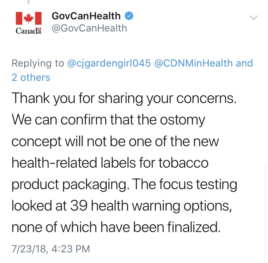Empoweringpts9's tweet photo. UPDATE: For all following along the @GovCanHealth and @TheStarPhoenix advert, here’s an update. Voicing concerns in a responsible and reasonable manner are the key. Make sure to thank them for listening to the concerns.
#OstomyIsNotATragedy #ostomy #ostomyfamily https://t.co/38jIao6YfB