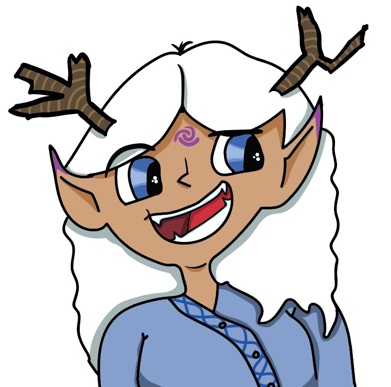 TitanPuncher's tweet photo. I'm stepping up my art game! I've bought a drawing tablet and this is the first thing I've done with it. It's certainly a learning period though! Give me some suggestions for a name for her. I'm bad at names. https://t.co/YcJroYnPU8