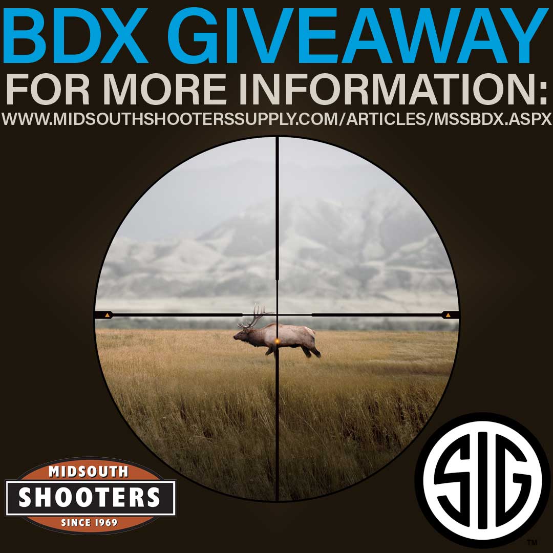 MidsouthShooter's tweet image. Ready for some big news? We've paired with Sig Optics to bring you the ultimate BDX Giveaway!

Learn about the many ways you can enter everyday by visiting: 
midsouthshooterssupply.com/articles/mssbd…

#midsouth #sigoptics #bdxgiveaway