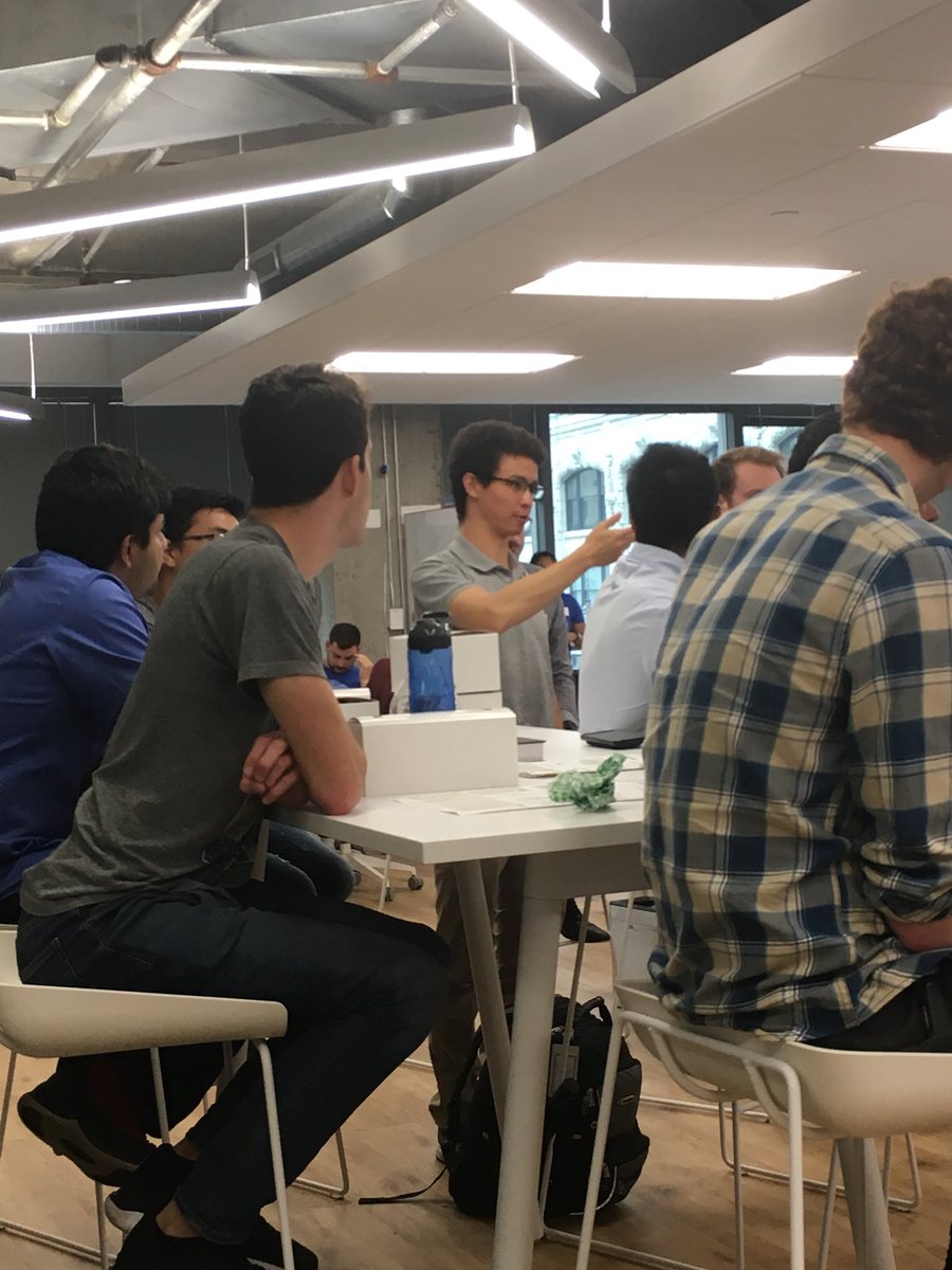 MimirHQ's tweet photo. @prahasith_v tells @TechPoint_X #Xterns about risk, reward, and Mimir’s customer service. So many great technical questions about our processes and why we do what we do. https://t.co/wEwkTx7SyZ