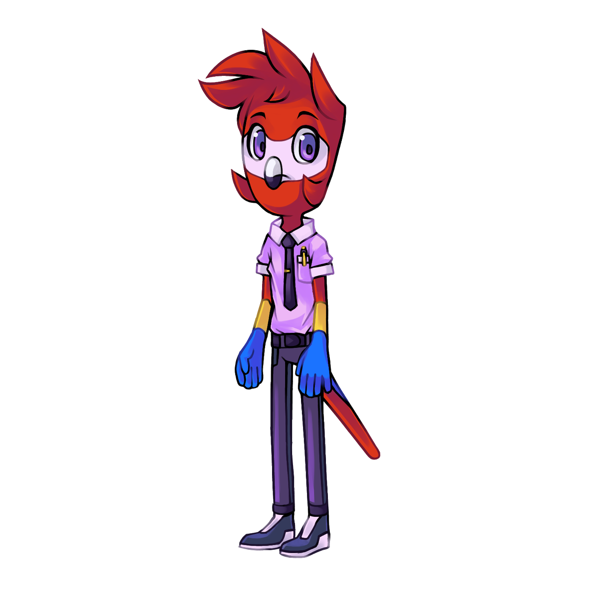 SecilleF's tweet photo. (sorry for the repost, image size was wonky!!) IT'S MY BIRD BOY!!!!! #art #artistsontwitter #cartoon #originalcharacter https://t.co/24dRk1qqXV