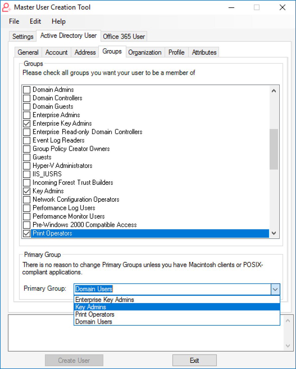 enterprise key admins group