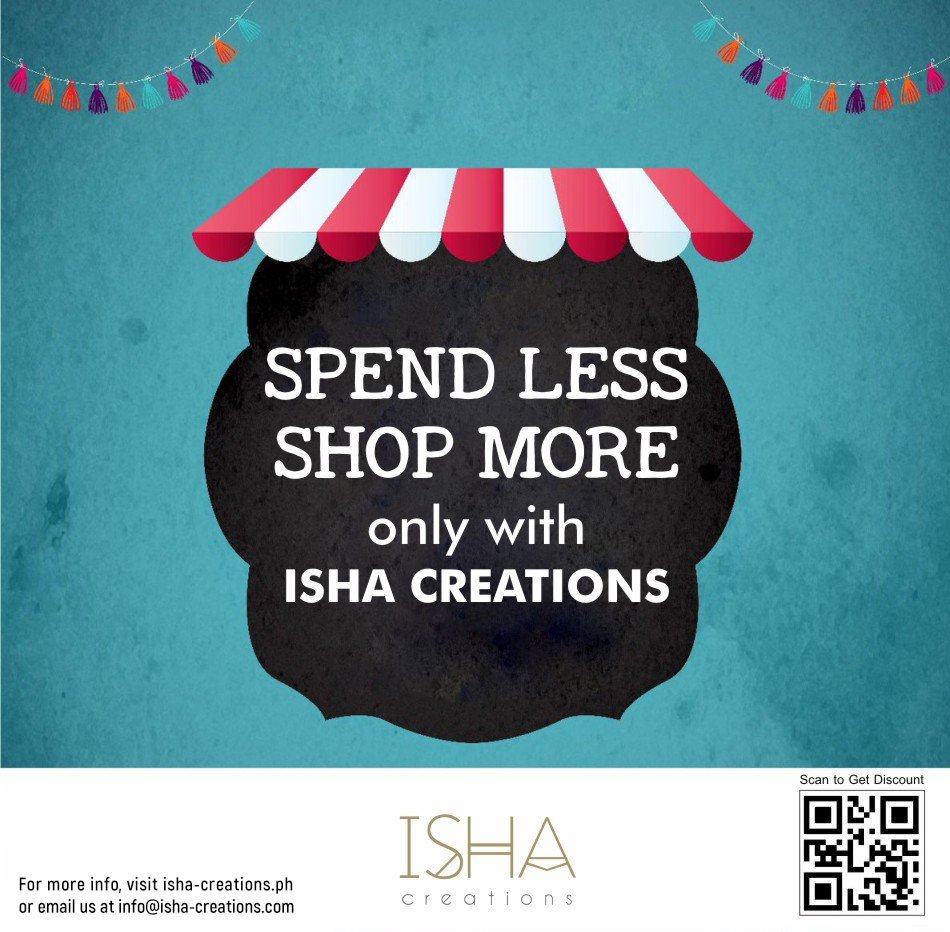 Be an Isha Creations Seller and sell your
products online with ISHA CREATIONS
For more info, visit isha-creations.ph
or email us at info@isha-creations.com
#onlineshoppinginphilippines #becameavendor #onlineseller #onlinevendor #shopping #ishacreations #onlinesellproducts