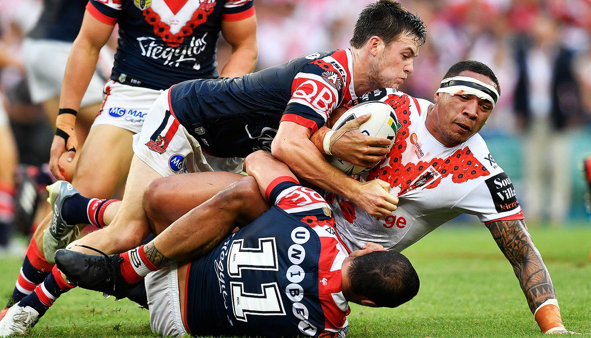 sydneyroosters's tweet photo. Game Day Hub | Sunday afternoon at Allianz Stadium is going to be HUGE! Find out what is happening throughout the blockbuster day here https://t.co/rH47TtFe2w #EastsToWin #NRLRoostersDragons https://t.co/jnNBiFcDH5