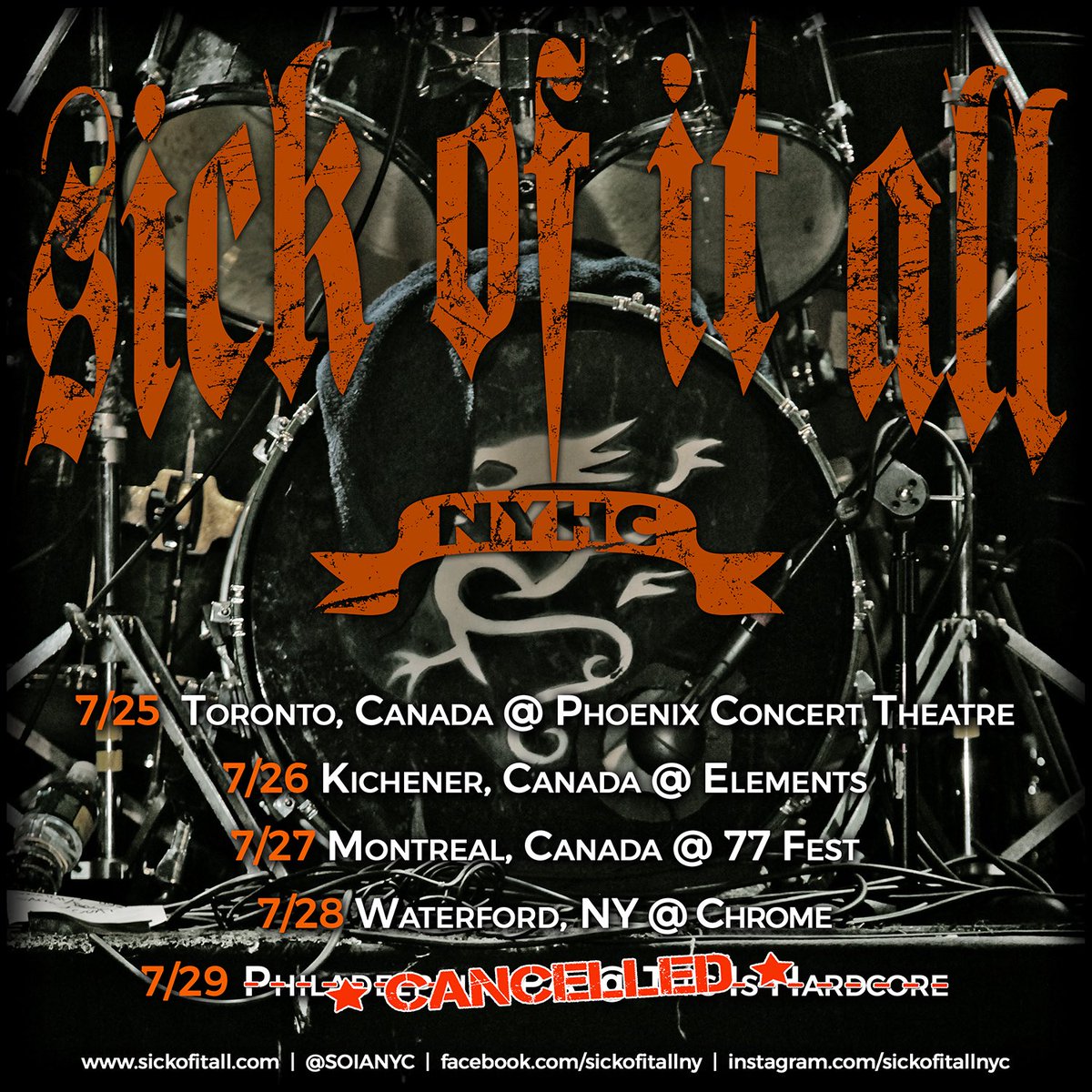 First two shows with ⁦<a href="/OFFICIALSTIG/">SUICIDAL TENDENCIES</a>⁩ then 77 Fest and a headliner and then Home! See you at the shows! RT! Spread the word!