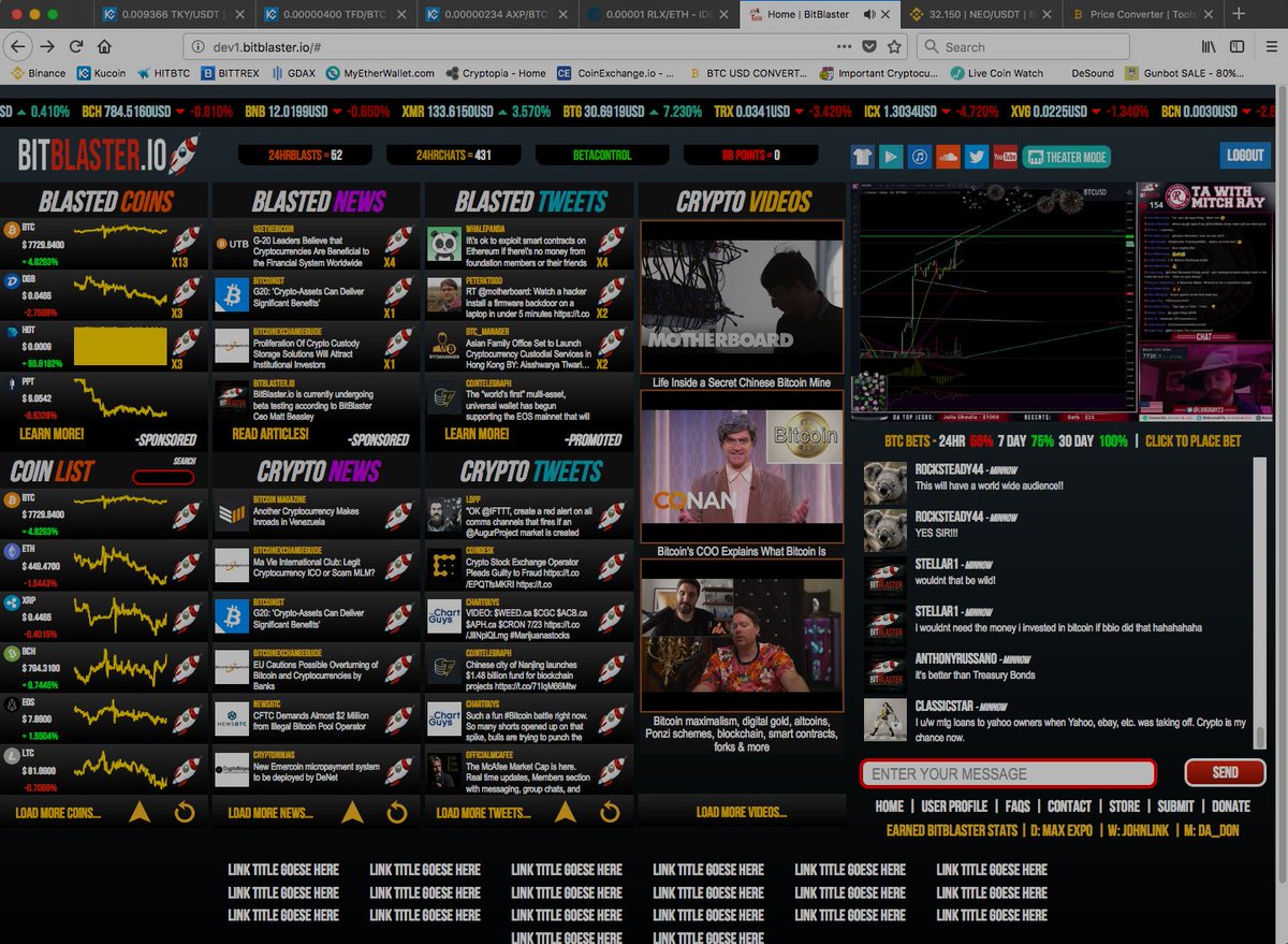 BetaControl's tweet photo. watching @LordRay23 through @BitBlasterio PLAYERRRRR MAHHNNNN https://t.co/jgGlQTd1gO