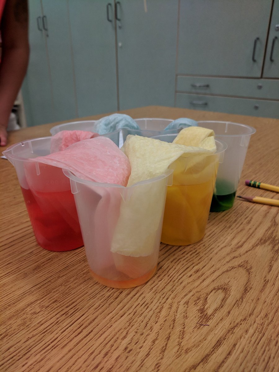 LibrarianConrad's tweet photo. STEM Camp started today @ElemOley #WaterWorks #DemoRoom 💦💧 #CampSTEM @twjenn15 https://t.co/wRSrQ8AZQy