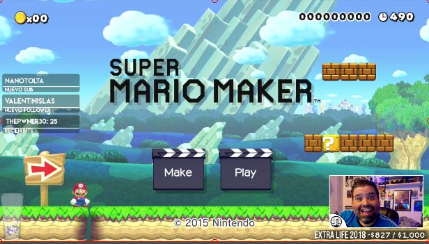 NivelEscondido's tweet photo. Alexnation esta en vivo jugando #SuperMarioMaker como parte del #NintendoWeek por https://t.co/tx5PadyKtW Arranca para aca y disfruta con la Horda Bacala. https://t.co/5pWGHIUxIk
