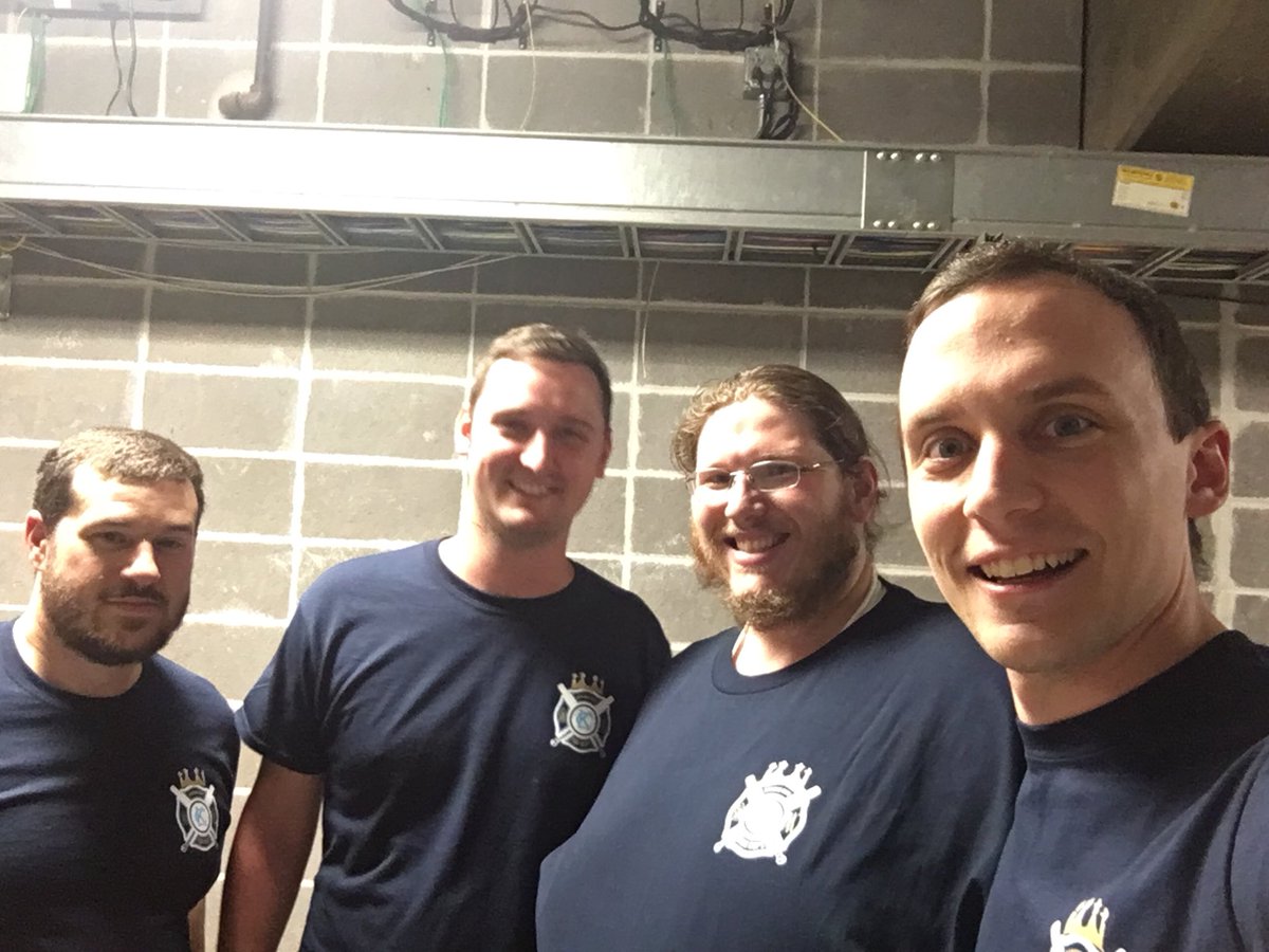 We did it! Thanks to our fireman friend, Stephen True!