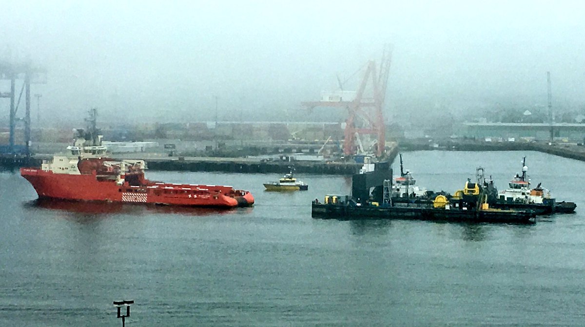 A view this morning of our #WorkingPort <a href="/PortSaintJohn/">Port Saint John</a>