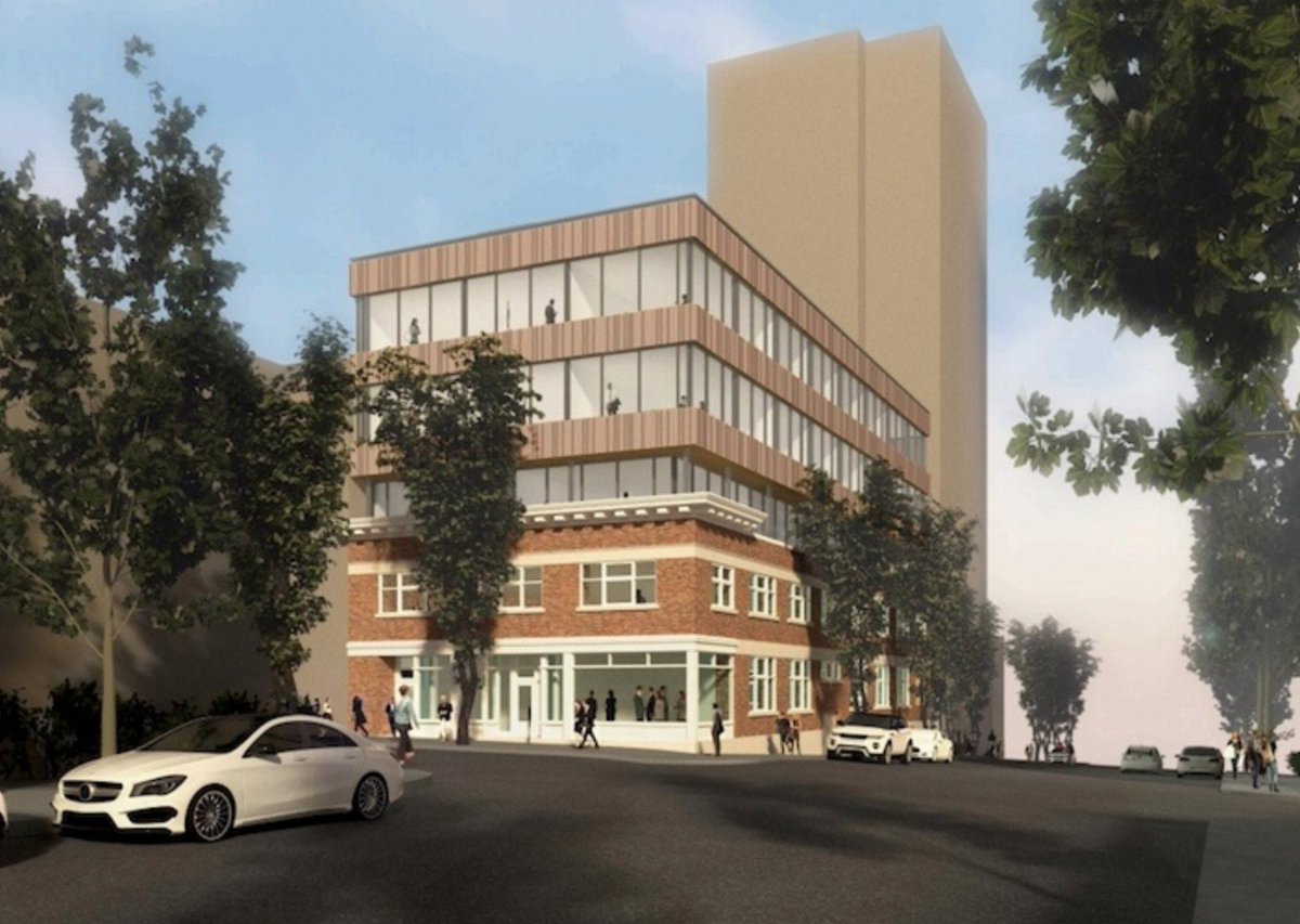 A 3-storey office addition has been proposed for a heritage building in Yaletown ow.ly/GrQS30l5imm