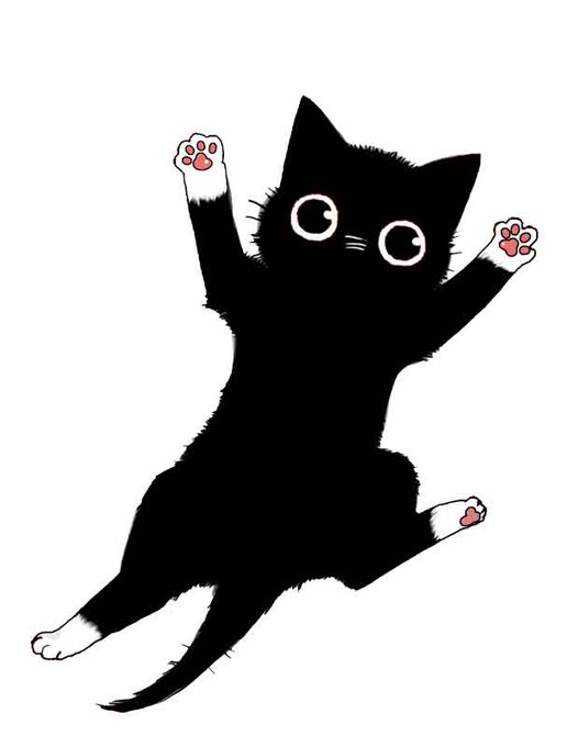 「黒猫 シンプルな背景」のTwitter画像/イラスト(古い順)