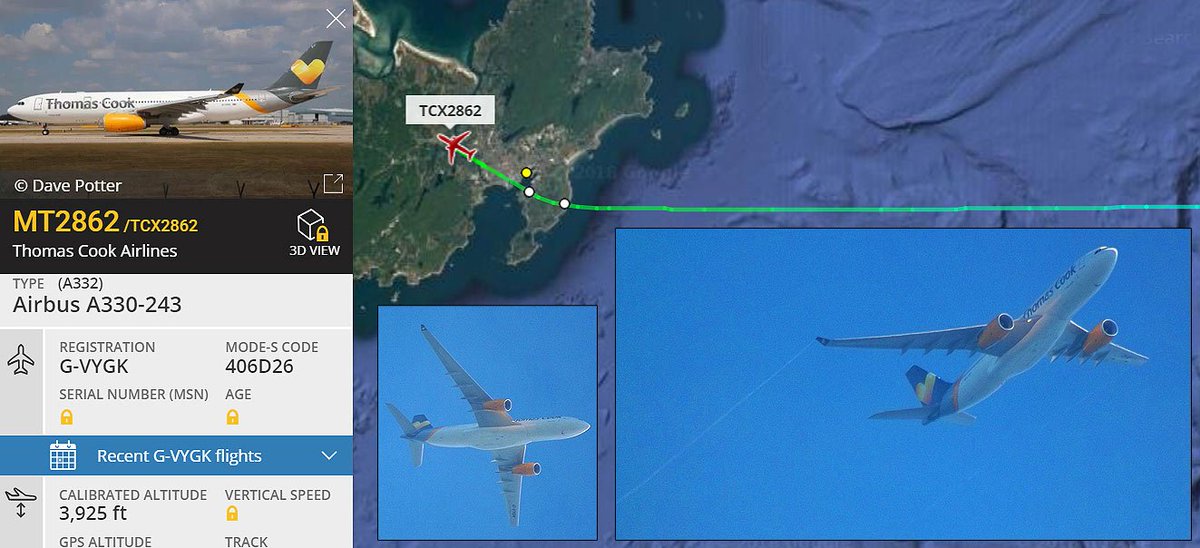 CapeAnnWeather's tweet photo. βοΈ Great #planespotting #BOS heavies today in #GloucesterMA...
Β· Overhead approaches aided by wx to the west.
* π¬#BA213 #A388 G-XLEJ 'The LEJend'
* π¬#BA203 #B744 G-CIVS
* π¬#LH422 #B748 D-ABYK
Plus: Thomas Cook #MT2682 #A332 w/wing vortez.
#Avgeek #WheelsUp #Flightradar24 https://t.co/AMKiql3YWU
