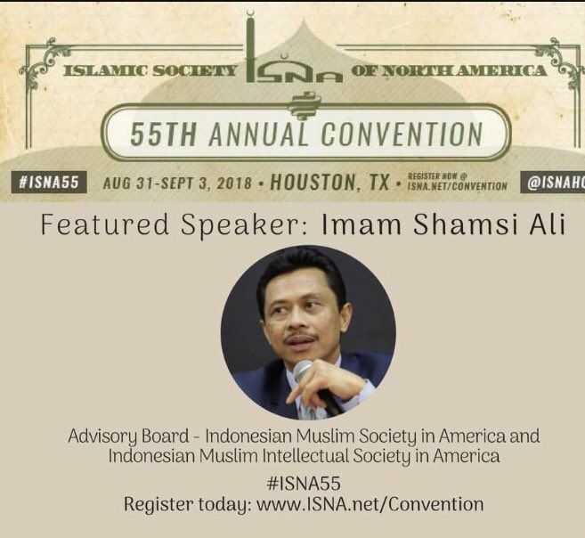 I am proud to be among speakers of ISNA (Islamic Society of North America) 55th annual convention in Houston....please do join me. To get a great discount use my ID: Shamsi10
#isna #isnaconvention #islamrahmatanlilalamin #americanmuslims