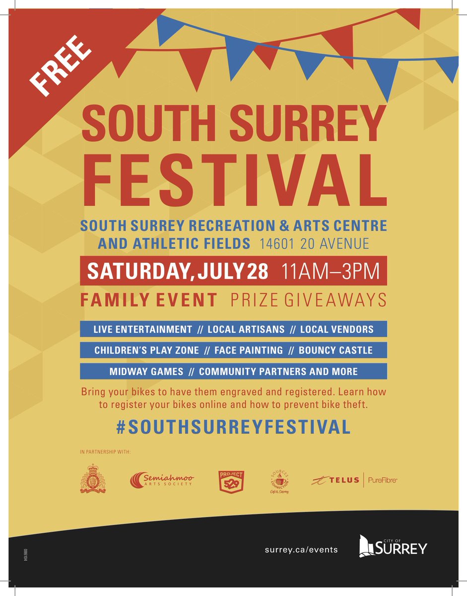 EYCC_Coord's tweet photo. We're looking forward to the South Surrey Festival this Sat. July 28 @CityofSurrey https://t.co/f35HZRjwRJ