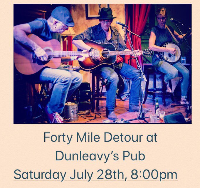 <a href="/FortyMileDetour/">Forty Mile Detour</a> <a href="/spectramusicinc/">Spectra Music Group</a>  Dunleavy’s Pub, Sullivan’s Island, SC  Saturday night July 28th, 8:00pm