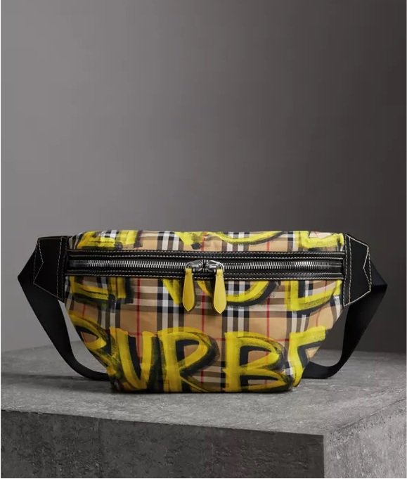 burberry graffiti fanny pack