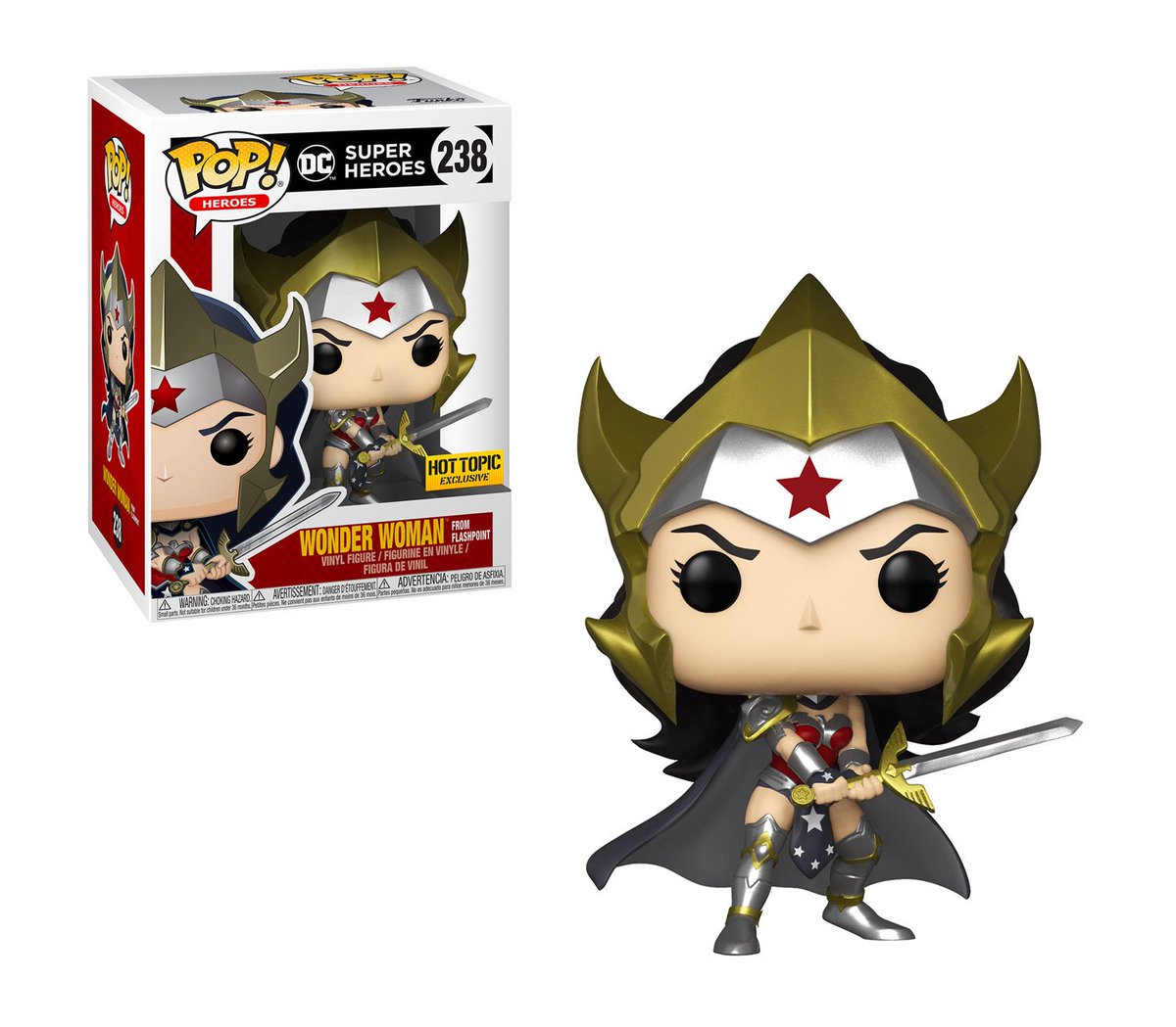 RT &amp; follow <a href="/OriginalFunko/">Funko</a> for a chance to WIN a <a href="/HotTopic/">Hot Topic</a> exclusive Wonder Woman Flashpoint Pop!