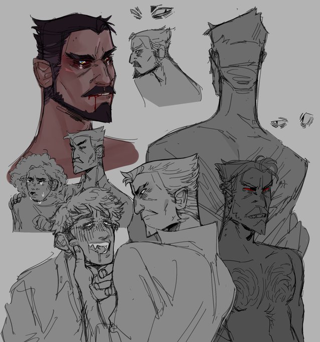 Another Oc because why the hell not. Daddy vamp has no name yet but i'm already a bit obsessed.?‍♂️✨ 