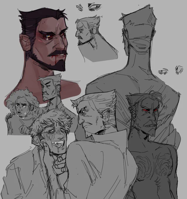 Another Oc because why the hell not. Daddy vamp has no name yet but i'm already a bit obsessed.?‍♂️✨ 