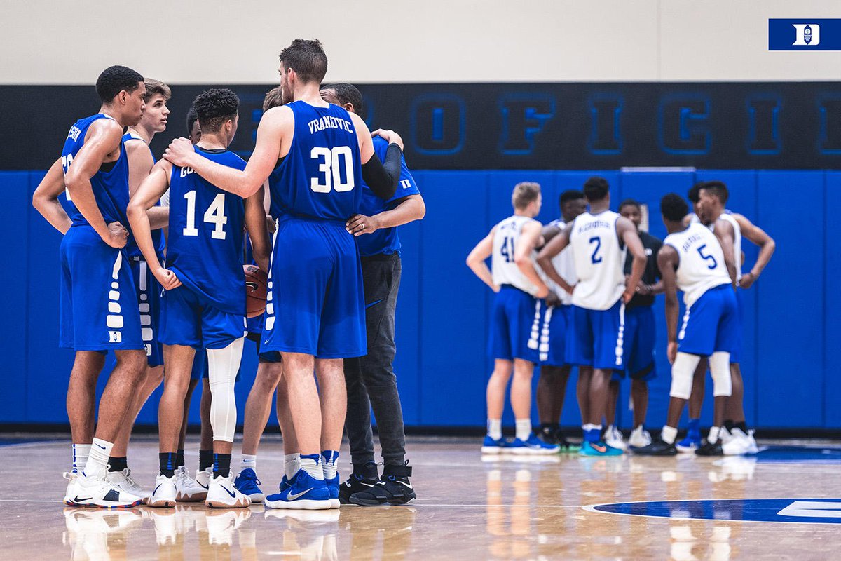 DukeMBB's tweet photo. Competitive. Tough. Together.

#HereComesDuke 🎒🔵😈 https://t.co/xibChJZFGC