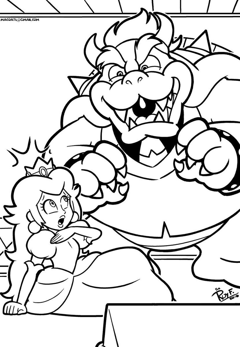 The next 4 pages of my #Remake of The #SuperMarioBrosMovie #coloringbook are Here, featuring #Mario #Luigi #PrincesPeach #Bowser #Iggykoopa #RoyKoopa
