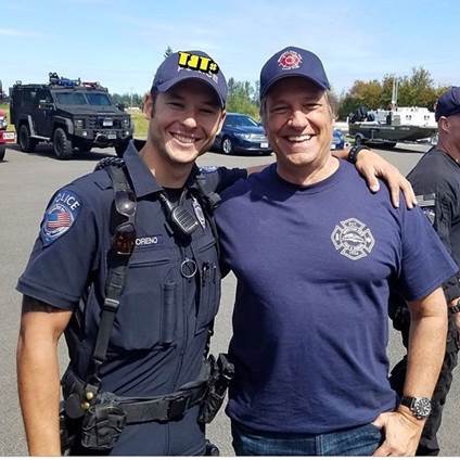 mikeroweworks's tweet photo. "Please pass along that an officer that he got to meet during the filming of #ReturningTheFavor in WA was killed in the #lineofduty ." Darrell, MI PD" 
I remember Officer Diego Moreno.  I was humbled by his enthusiasm &amp; impressed by his demeanor. #read - https://t.co/kYaWkbJM50 https://t.co/xBLyw10rme