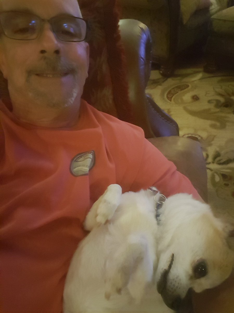 raachell____'s tweet photo. My dad when I asked him if I could adopt Walter: he will be YOUR dog and I will not have anything to do with him ok. don’t ask me to watch him or take care of him 

My dad every time I go somewhere and he asks if Walter can please stay with him: https://t.co/oKzG1qtEhk