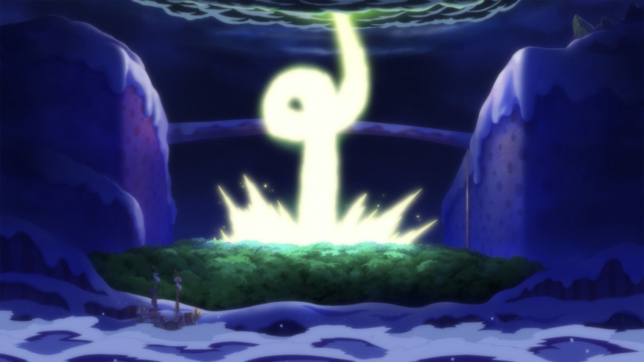Brothere ワンピース Onepiece Ep 846 Nami Uses Zeus Has A Thunder Tempo Brook Chopper Have Reached The Shark Submarine Sees A Fishman Passing By Animation Was Decent This Week The Pacing Was Good Not The Most