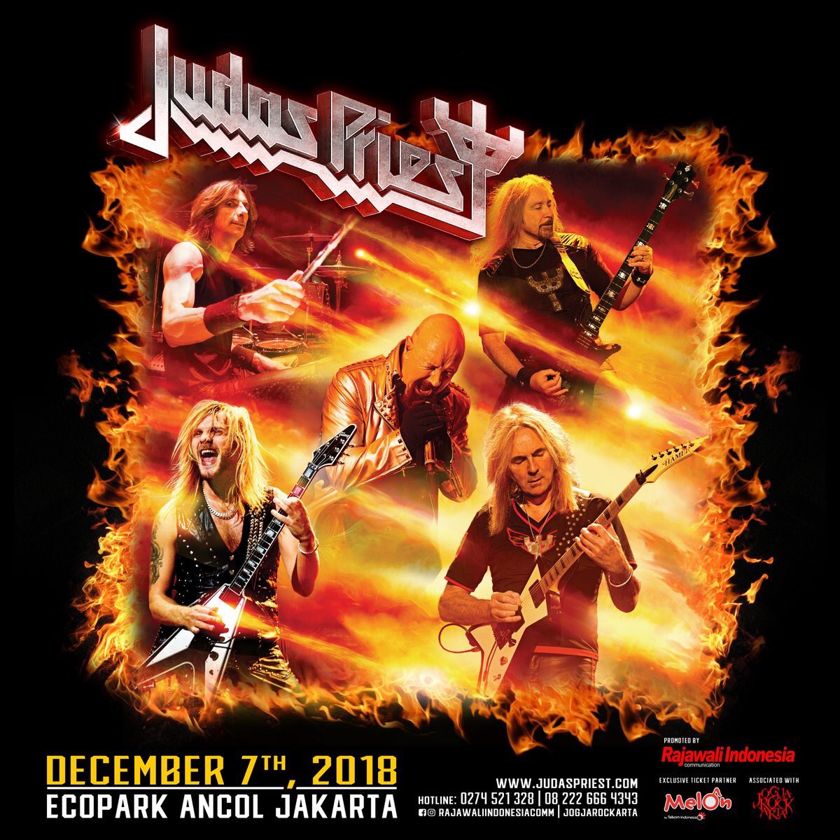 Confirmed! JUDAS PRIEST to perform in Jakarta on December 7 at Ecopark Ancol. Promoted by <a href="/RajawaliIndo/">Rajawali Indonesia</a>