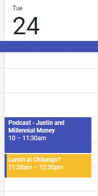 RootofGoodBlog's tweet image. Why retire early?

My Tuesday schedule is:
1. Wake up late. 
2. Drink coffee
3. Get interviewed on a podcast (@millennialmoney FYI)
4. Go eat tacos
5. Chill all afternoon (possibly take a siesta?)
6. Research our 2 month summer vacation in Asia for 2019
