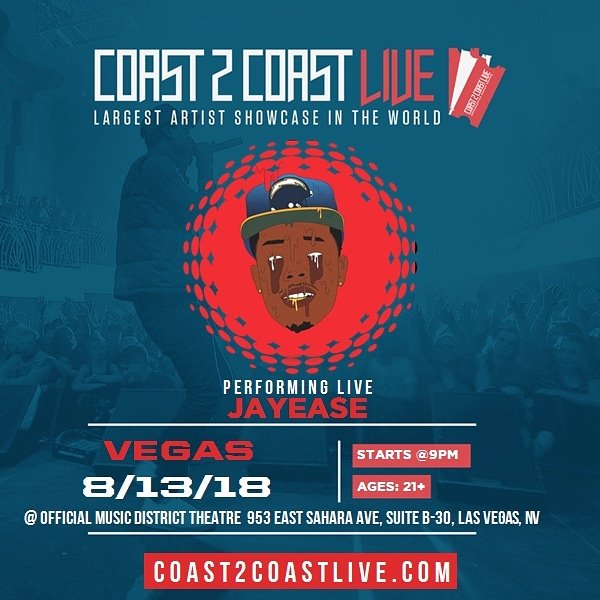 Jayease's tweet photo. #Rappers #jayease #Coast2Coast #vegas #Promote #music https://t.co/XgwyTVRch2