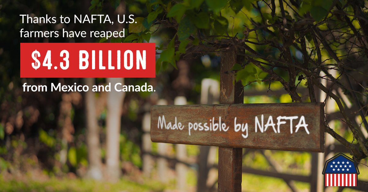 COgrown's tweet image. Farmers are already facing depressed commodity prices, they don't tariffs hurting their export markets. #DYK 32% of gross farm income comes directly from exports? #RethinktheTariffs. Farmers need #TradeNotTariffs.