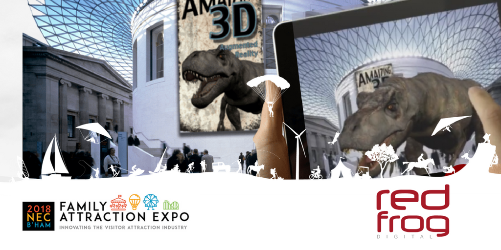 FamilyAttractEx's tweet image. Welcome @RedFrogDigital to the #Familybiz ! Specialists in Augmented Reality Experience Apps, Visitor Attractions &amp;amp; AR glasses, they can create exciting and engaging experiences for visitors.
