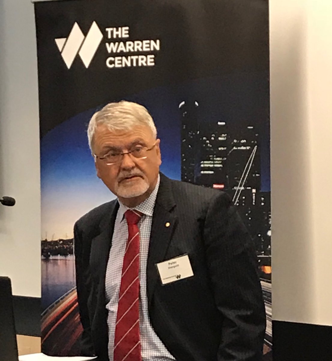 Excellent to have Professor Peter Shergold AC to launch ⁦@thewarrencentre⁩ #FireSafety project #twcinnovation