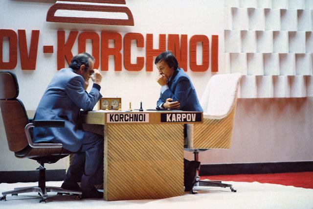 Douglas Griffin on X: The international tournament at Dos Hermanas  (Spain), 1999. Old rivals Anatoly Karpov and Viktor Korchnoi face each  other in the 5th round (played 11th April). The game was