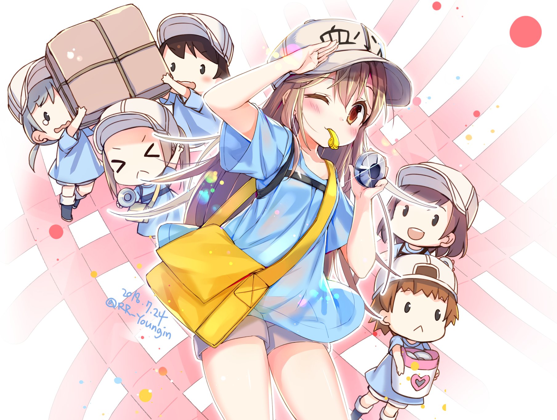 血小板ちゃん サンシャインクリエイト2018秋 プレイマット はたらく細胞 血小板ちゃん サンシャインクリエイト2018秋 プレイマット