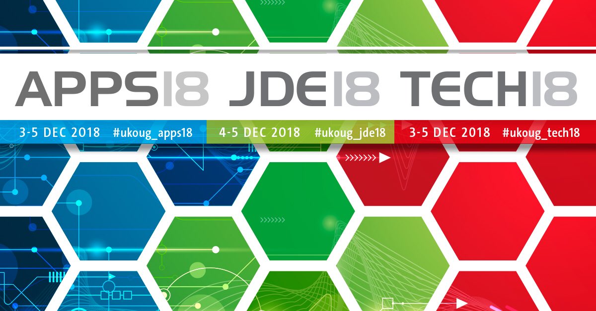 UKOUG's tweet photo. Registration is open for #ukoug_tech18 #ukoug_apps18 &amp; #ukoug_jde18. View the agenda and take advantage of our early bird registration offers 🐥 https://t.co/ZoJMsLy5QQ https://t.co/5ADUWvWnut