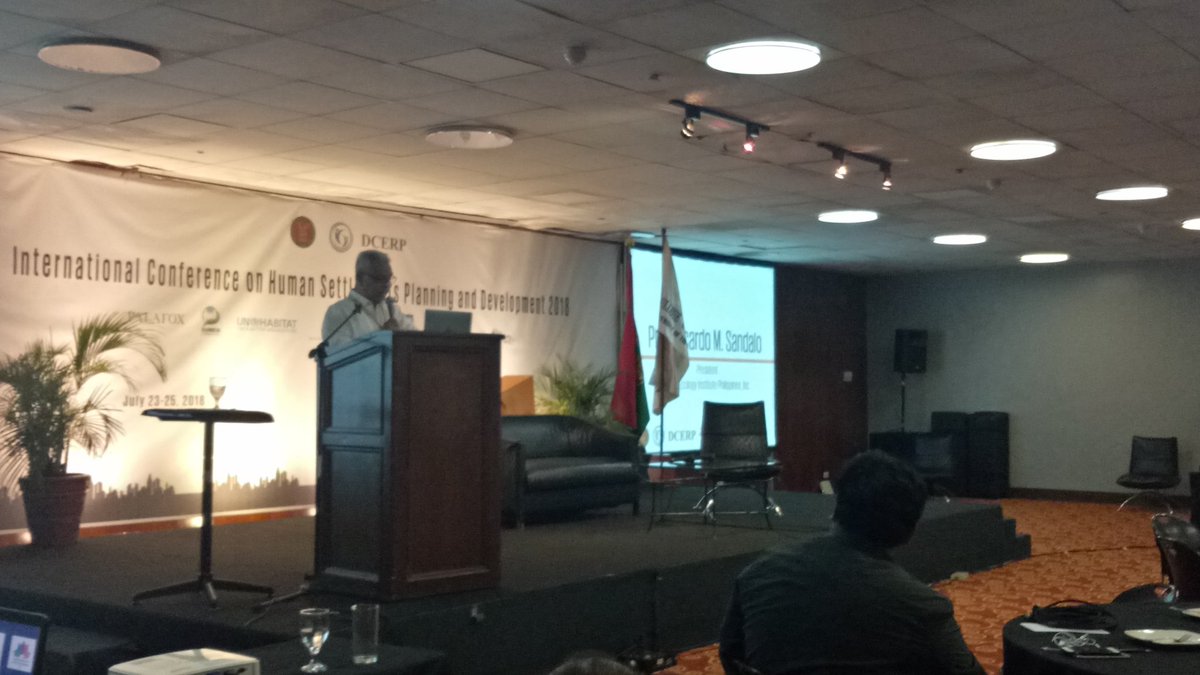 ichspd's tweet photo. Prof. Ricardo Sandalo, the President of Human Ecology Institute Philippines Inc., closes the second day of #ICHSPD2018 #TrackingSDG11 https://t.co/TFfjTUZDEc