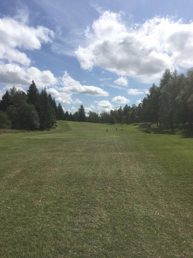 hiltonparkgolf's tweet photo. 24/07 Allander course prepared for yellow tee medal 16th drainage &amp; tree work carried out during winter work very well. Hilton  greens maintenance work continues. Play well Stuart Neil https://t.co/D7sGRMy86S