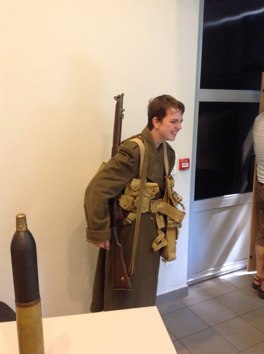 CullomptonCC's tweet photo. Newfoundland Park, Devonshire Cemetery , Thiepval Memorial & the Musee Somee 1916 were just some of the places visited yesterday #enrichmentdays #Trenches #KitInspection https://t.co/N8p2prNoAK