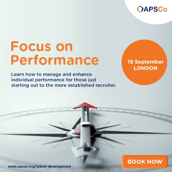 APSCo_org's tweet photo. Calling all recruiters - Gain the skills to set performance standards and effectively recognise and positively manage under-performance. Book now for our September course. #focusonperformance #recruitmenttraining #training #recuitment https://t.co/lI4uV0Vf31 https://t.co/Mtr83iqZQ5