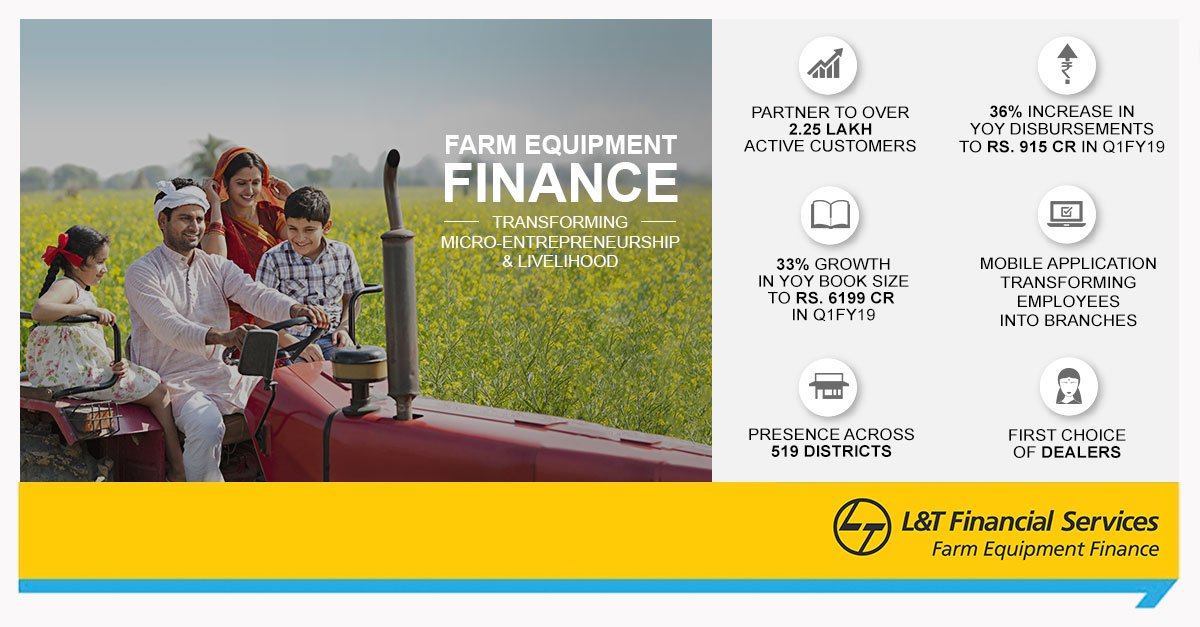 LnTFinance's tweet photo. With 2.25 lakh active customers, our farm equipment finance has enabled micro-entrepreneurship and livelihood. #LTFHRedefined #GrowFearlessly
Know more: https://t.co/PvLT13rwUM https://t.co/hYYhZJO6RR