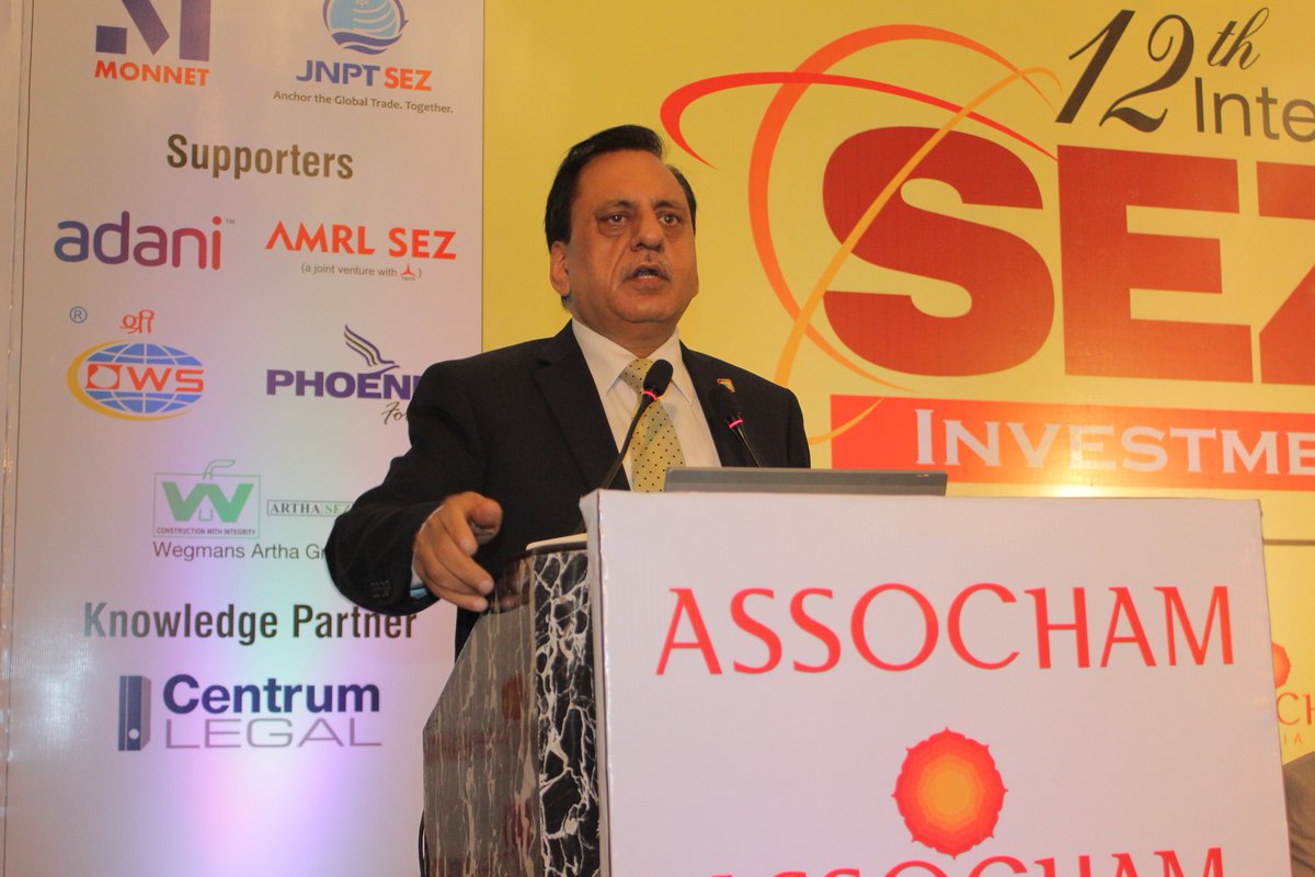 DigitalAssocham's tweet photo. #1 Exports risen by 15% despite MAT &amp; DDT
#2 C. Asian countries offer huge potential for Indian businesses
-Dr. Vinay R. Sharma, Chairman, EPCES https://t.co/eic8gEREye
