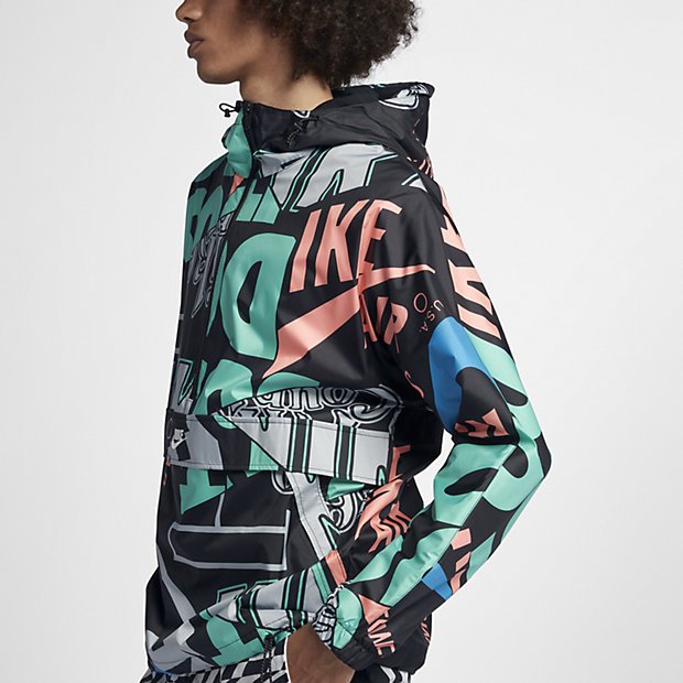 SOLELINKS's tweet photo. Nike Sportswear 'Multicolor Logos' Jacket dropped via Shiekh => https://t.co/VjBv94MtSq https://t.co/Czm1FCRLsr