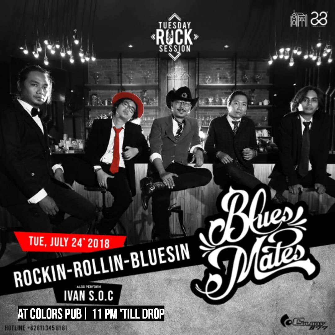 Have a rockin fun with us toninght <a href="/colorspubsby/">COLORS PUB & REST.</a> ... be there and be our best mates.. #band #blues #gig #mates